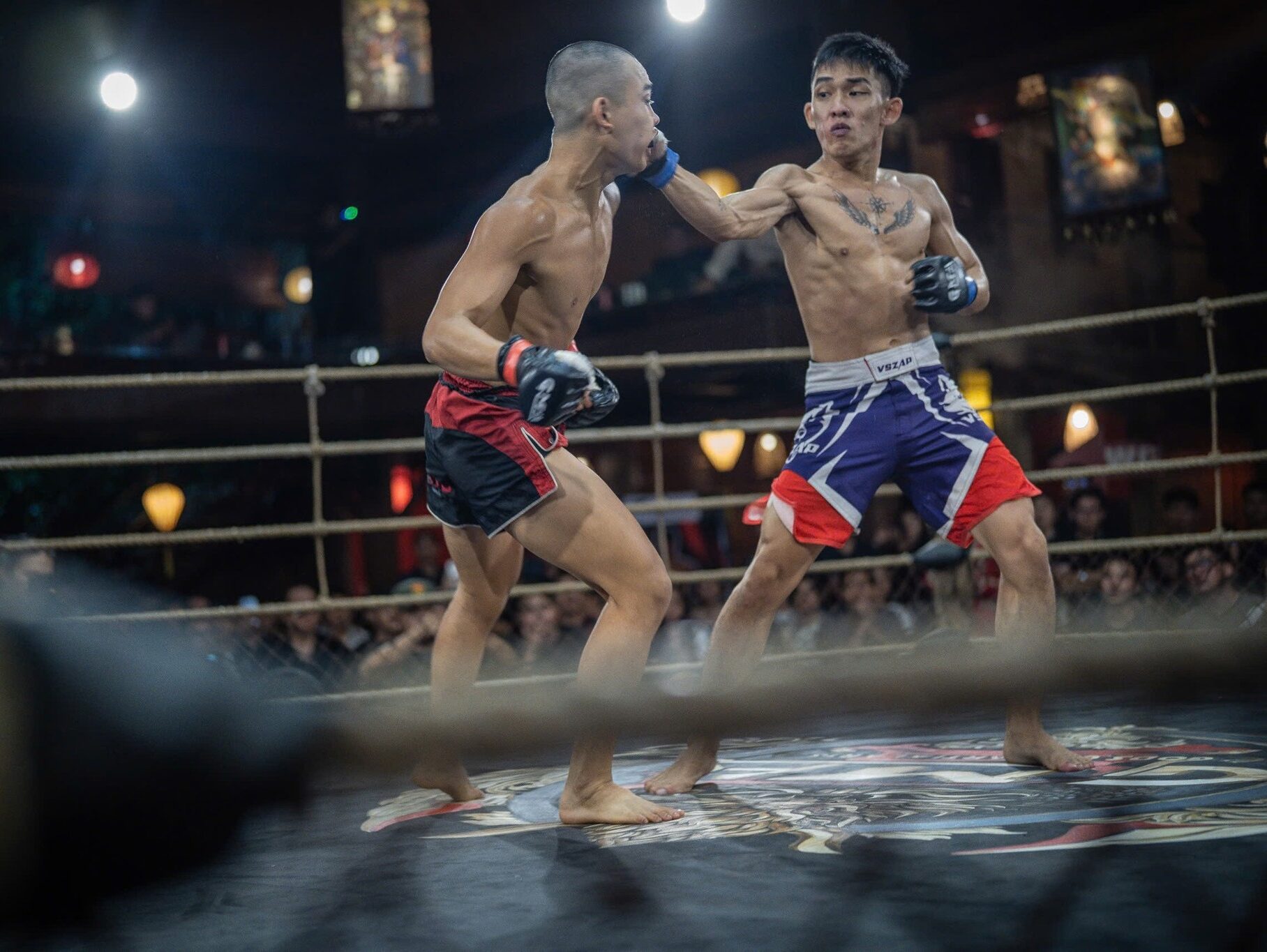 MMA fight in Vung Tau tournament