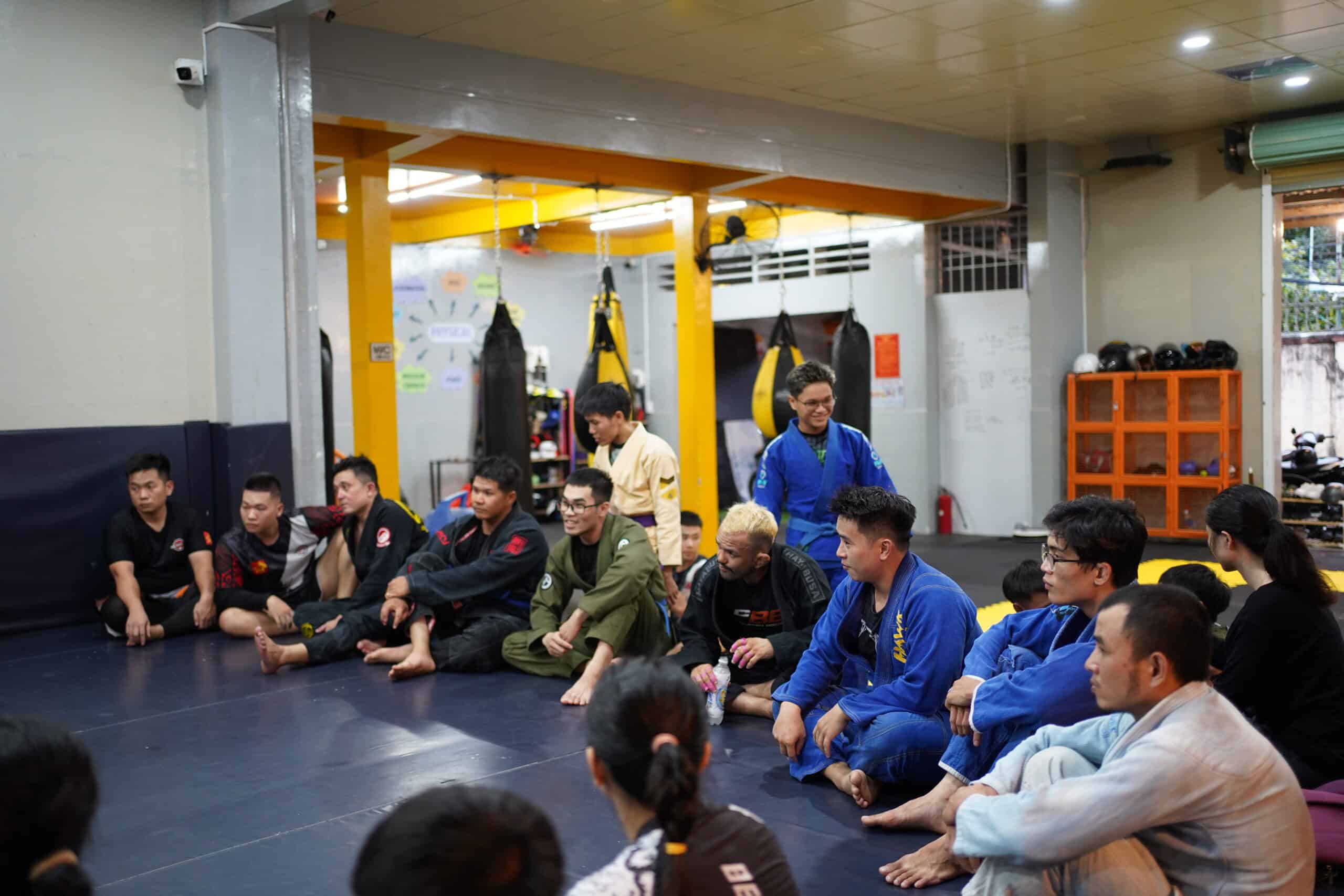 Group MMA training at ELAB Vung Tau
