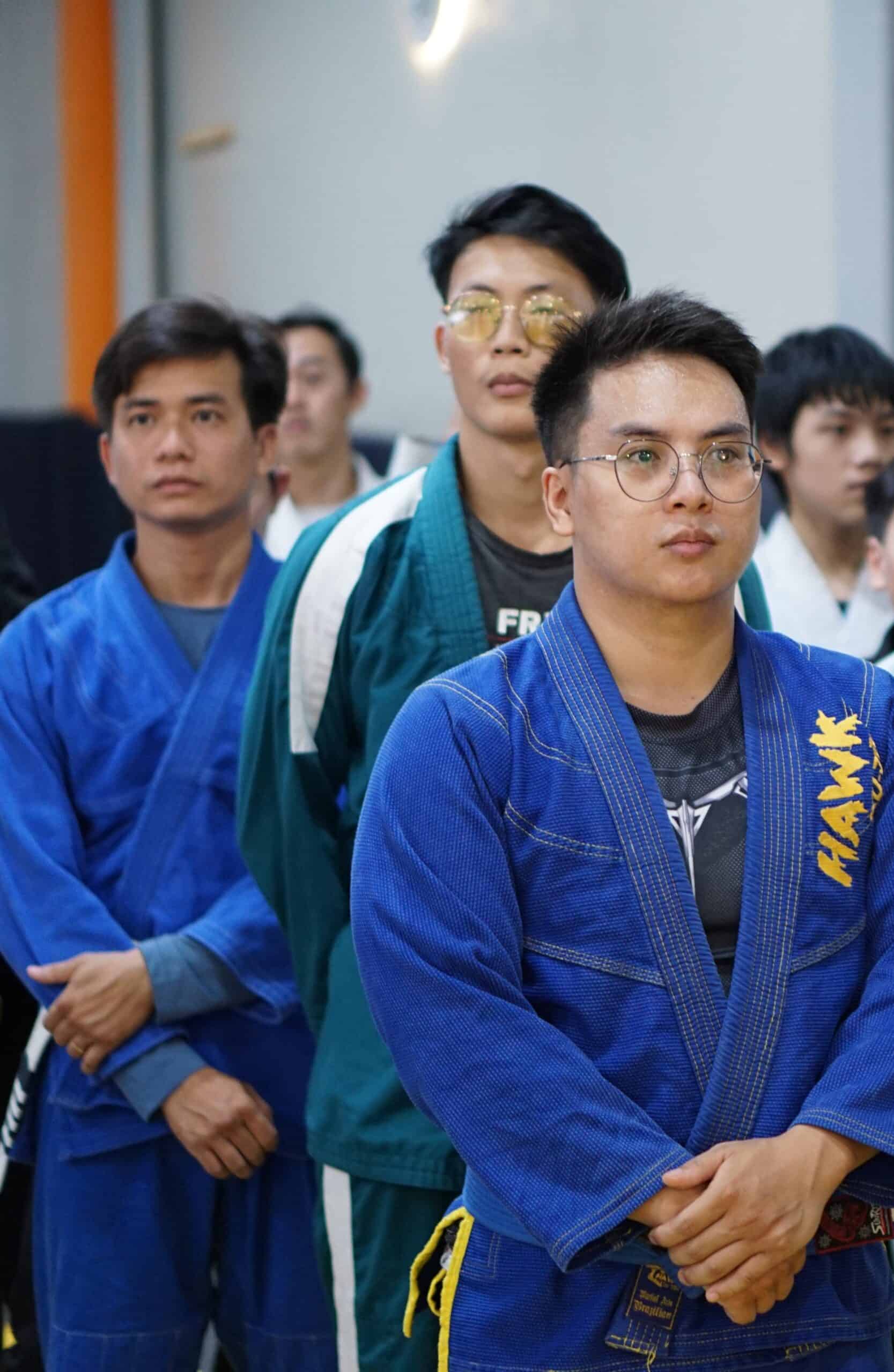 BJJ training session at ELAB gym
