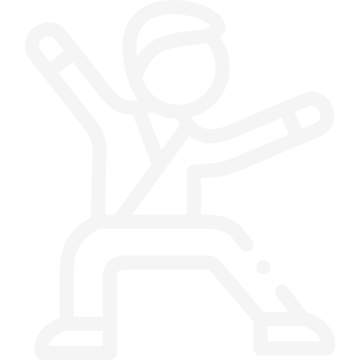 Martial arts athlete icon