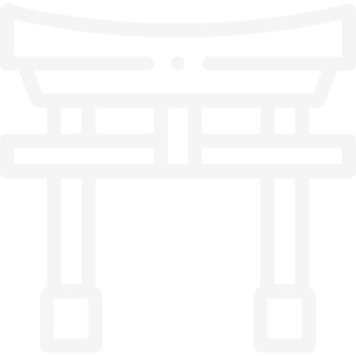 Martial arts torii gate icon